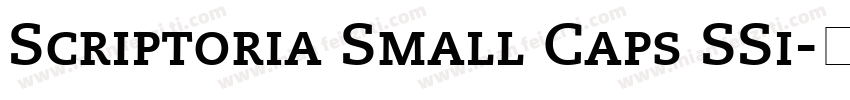 Scriptoria Small Caps SSi字体转换